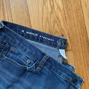 Westport jeans, washed look.